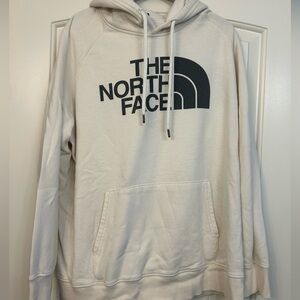 Women’s Cream North Face Hoodie Size XL